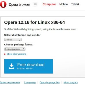 opera12.16 download page